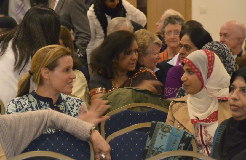 Meeting members of the Harrow Central Mosque Ummah